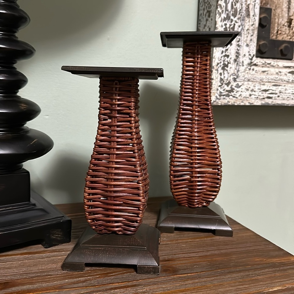 PartyLite Island Escape Pillar Holders